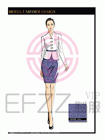 桑拿水療會所前臺服務員制服235