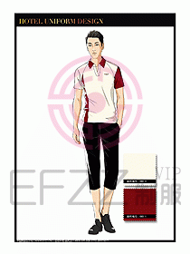 桑拿水療會所前臺服務員制服242