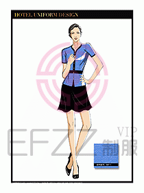 SPA按摩技師制服設計圖957