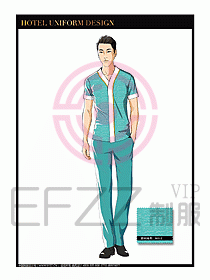 SPA按摩技師制服設計圖954