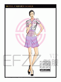 SPA按摩技師制服設計圖958