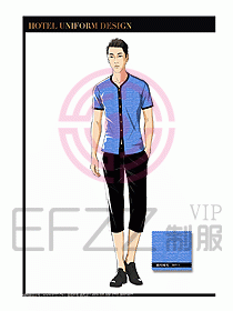 SPA按摩技師制服設計圖959