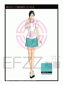 SPA按摩技師制服設(shè)計圖975