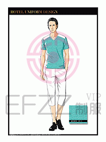SPA按摩技師制服設計圖978