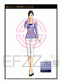 SPA按摩技師制服設計圖981