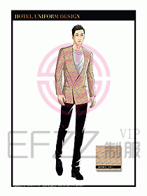 桑拿SPA咨客迎賓制服設計324