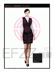 酒店西餐服務員制服設計920