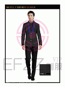 酒店西餐服務員制服設計931
