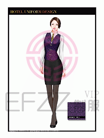酒店西餐服務(wù)員制服設(shè)計941