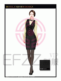 酒店西餐服務(wù)員制服設(shè)計955