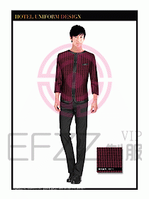 酒店西餐服務(wù)員制服設(shè)計(jì)959