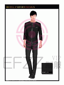 酒店西餐服務員制服設計960