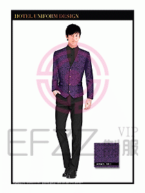 酒店西餐服務員制服設計967