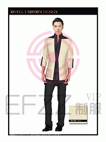 酒店西餐服務員制服設計969