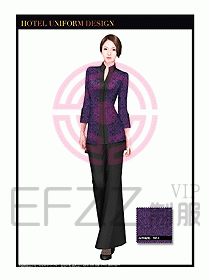 酒店西餐服務員制服設計973