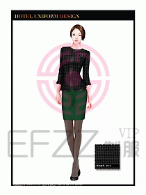 酒店西餐服務(wù)員制服設(shè)計(jì)982