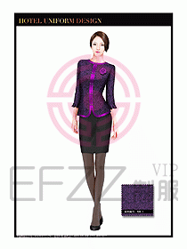 酒店西餐服務員制服設計983