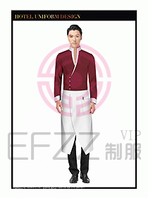 酒店西餐服務員制服設計991