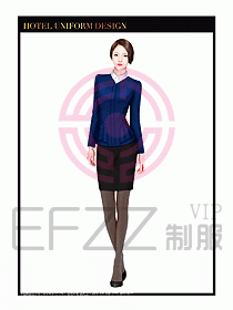 酒店西餐服務(wù)員制服設(shè)計(jì)986