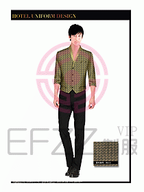 酒店西餐服務(wù)員制服設(shè)計(jì)997