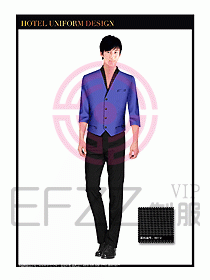 酒店西餐服務(wù)員制服設(shè)計(jì)998