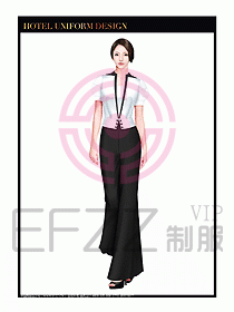酒店制服西餐咨客服裝設(shè)計(jì)409