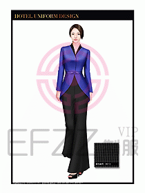 酒店制服西餐咨客服裝設(shè)計425