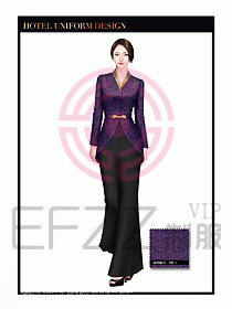 酒店制服西餐咨客服裝設計426