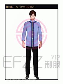 酒店制服客房服務員工衣設計395