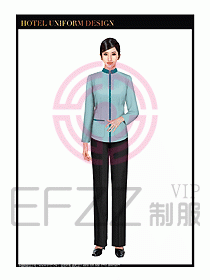 酒店制服客房服務員工衣設計398