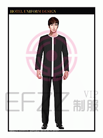 酒店制服客房服務員工衣設計397