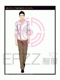 酒店制服客房服務員工衣設計410
