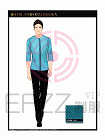 酒店制服客房服務(wù)員工衣設(shè)計413