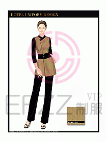 酒店制服客房服務(wù)員工衣設(shè)計(jì)420