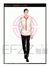 酒店制服客房服務員工衣設計439