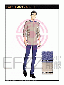 酒店制服客房服務(wù)員工衣設(shè)計448