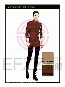 酒店制服客房服務員工衣設計445