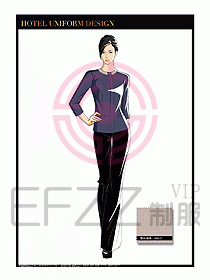 酒店制服客房服務員工衣設計446