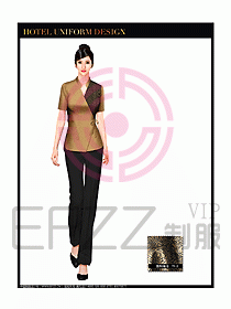 水療SPA服務員制服設計設計圖150