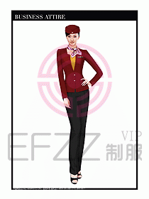 職業(yè)空姐裝制服設(shè)計(jì)圖513