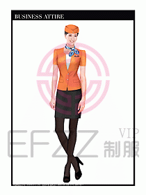 職業空姐裝制服設計圖511