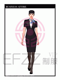 職業空姐裝制服設計圖515