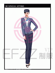 職業空姐裝制服設計圖522