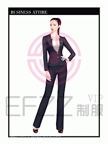 職業空姐裝制服設計圖529