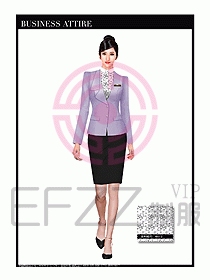 職業(yè)空姐裝制服設(shè)計(jì)圖549