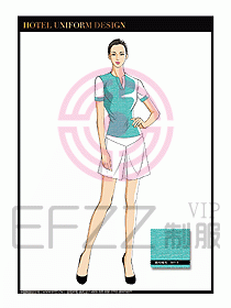 SPA水療會所服務員服裝設計362