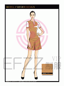 SPA水療會所服務員服裝設計363