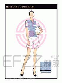 SPA水療會所服務員服裝設計364