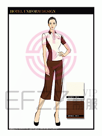 SPA水療會所服務員服裝設計368