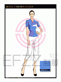 SPA水療會(huì)所服務(wù)員服裝設(shè)計(jì)372